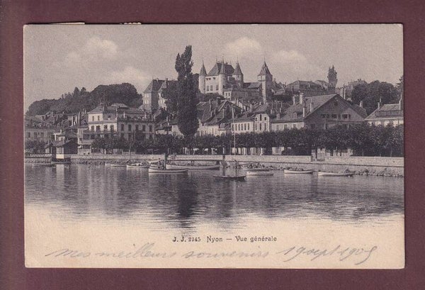 NYON depuis le lac - 1905