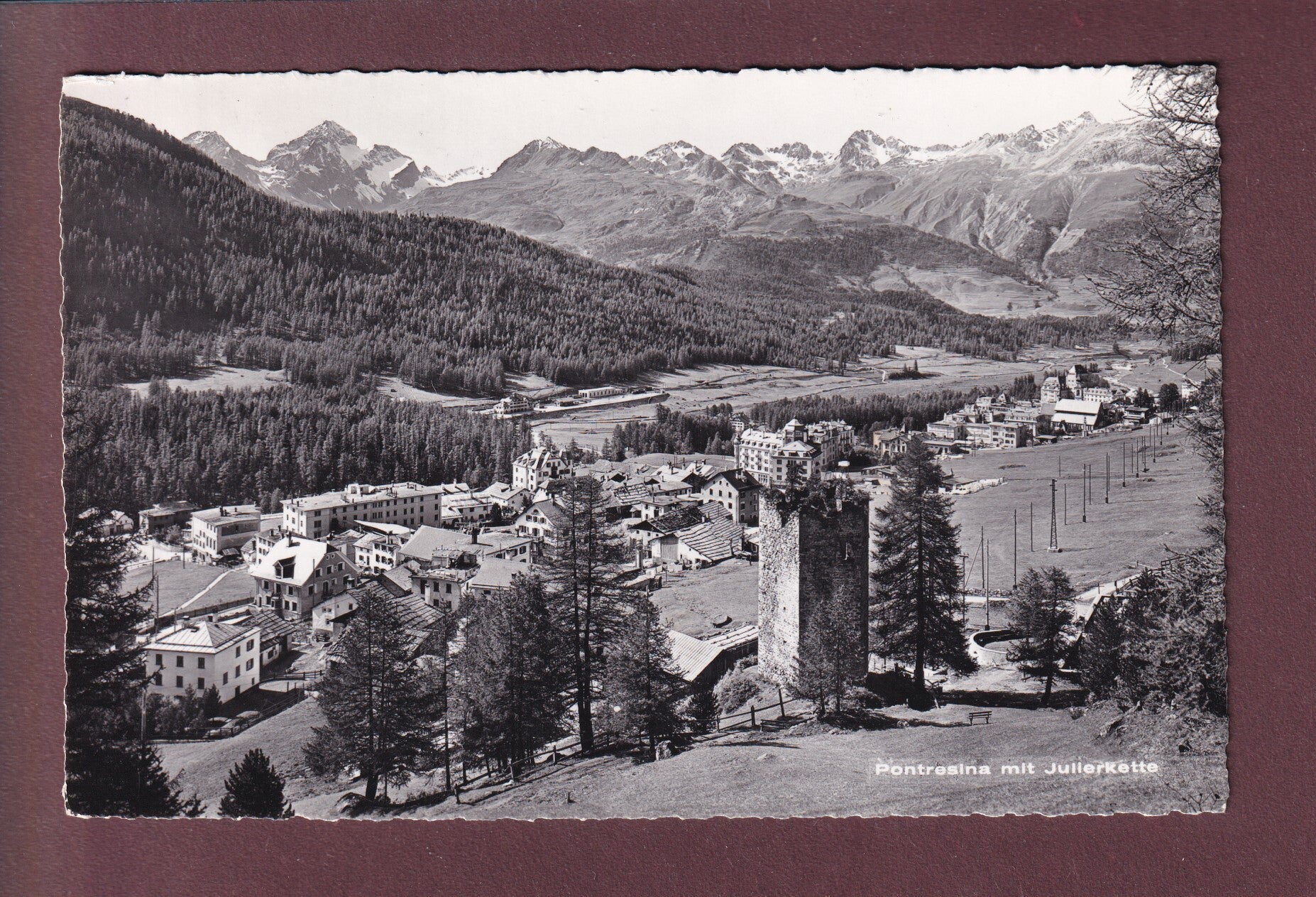 PONTRESINA - Turm - Julierkette - 1946