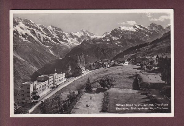 MÜRREN - Hotel Alpina - 1935