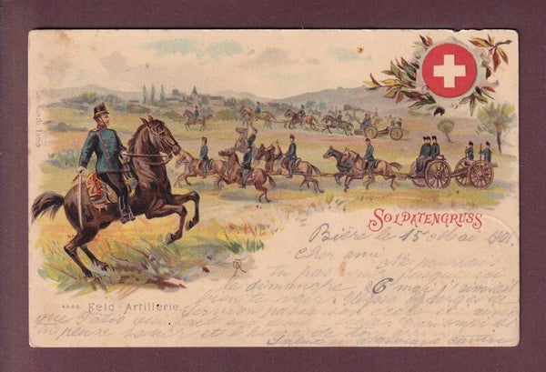 SOLDATEN-GRUSS - Feld-Artillerie - 1901