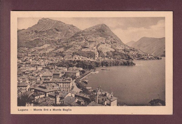 LUGANO - Monte Brè e Monte Boglia - 1912