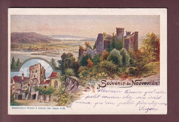 Souvenir de NEUVEVILLE - 1900