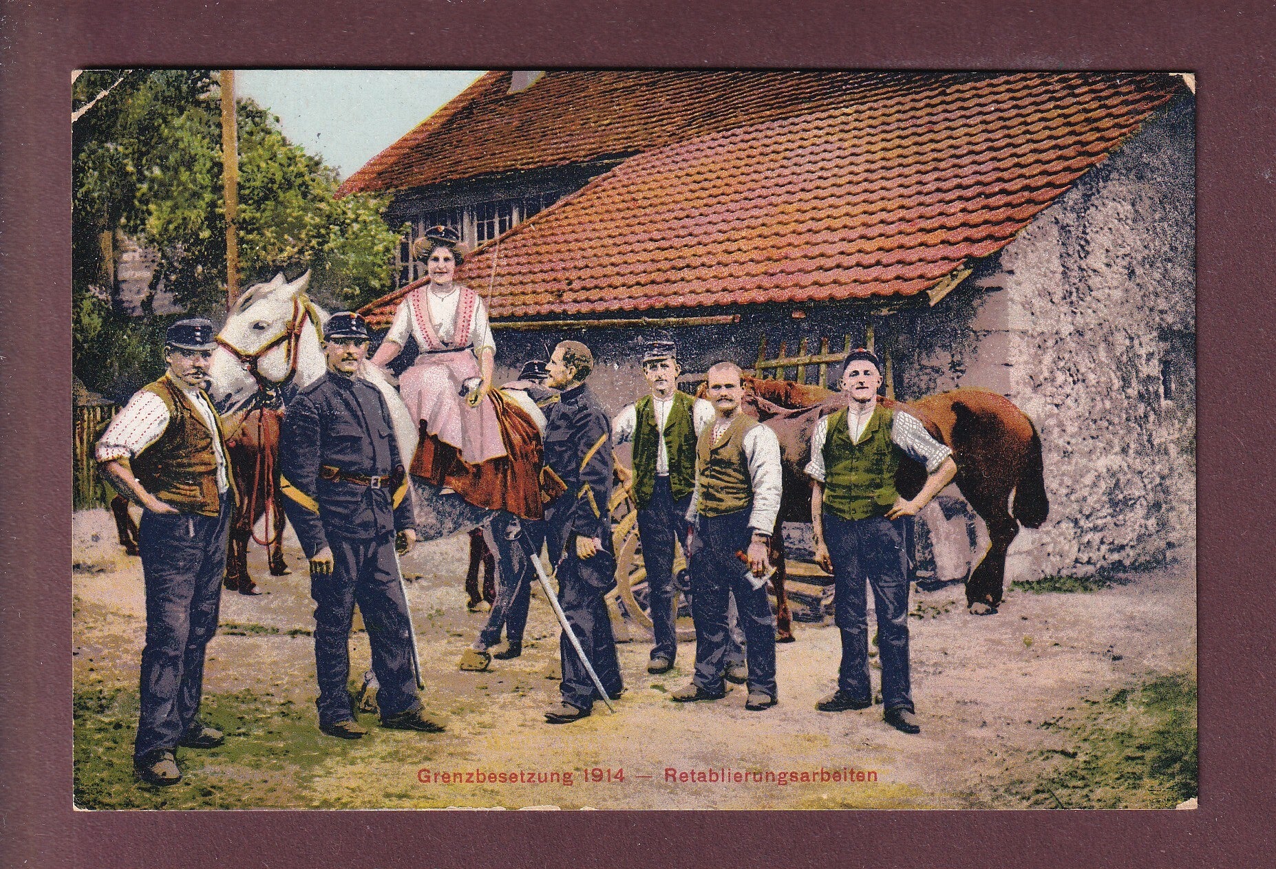 GRENZBESETZUNG 1914 - Retablierungsarbeiten // Eckbug //