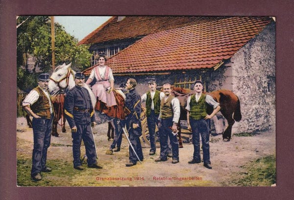 GRENZBESETZUNG 1914 - Retablierungsarbeiten // Eckbug //
