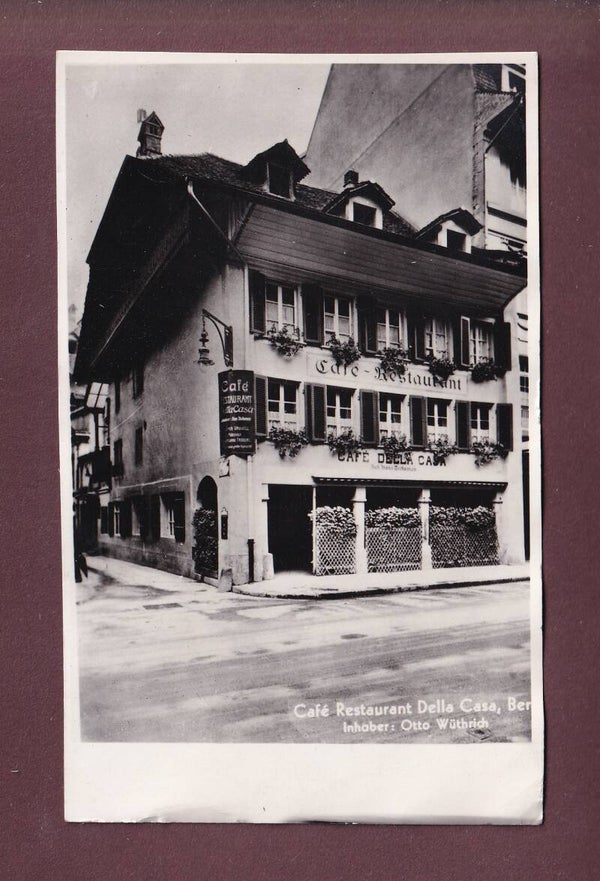 BERN - Café-Restaurant Della Casa - Photo - 1940 Pro Patria