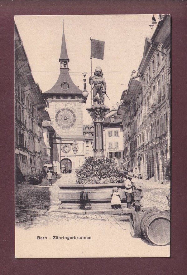 BERN - Zähringerbrunnen - Kinder - 1926