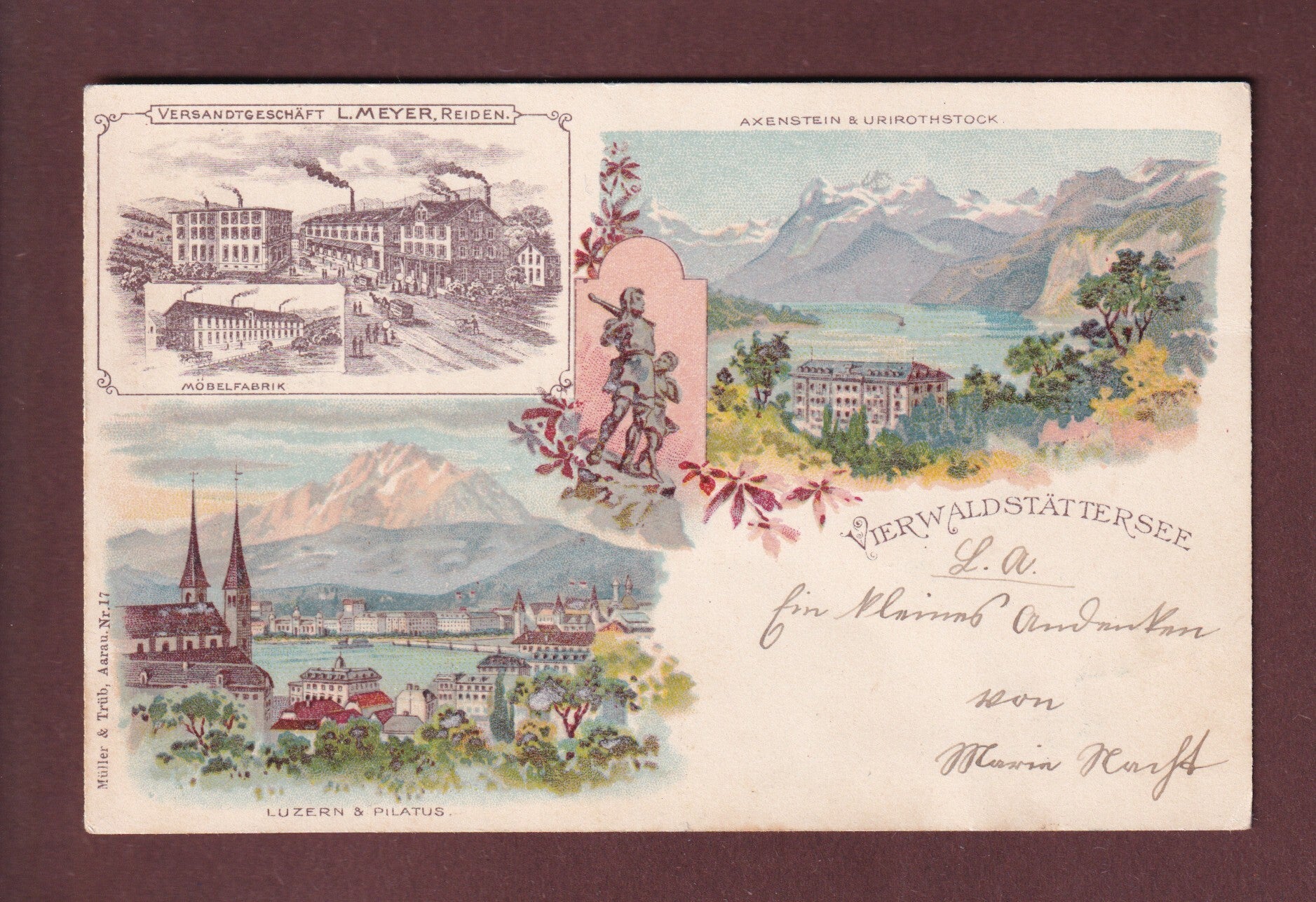 VIERWALSTÄTTERSEE - Möbelfabrik L. Meyer - 1899