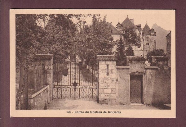 Entrée du Château de GRUYERES