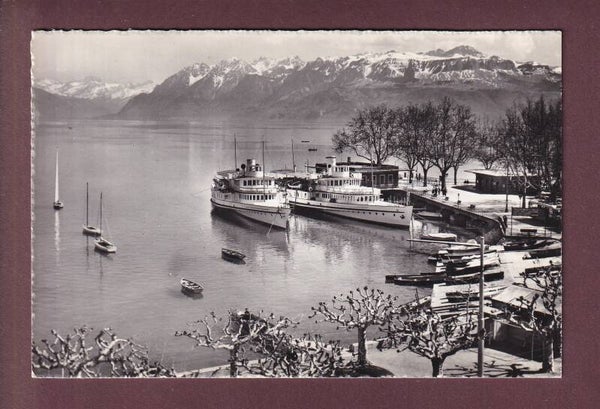 LAUSANNE - Ouchy - Port - Bateau CGN