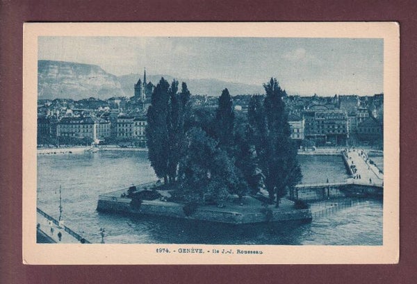 GENEVE - Île Rousseau