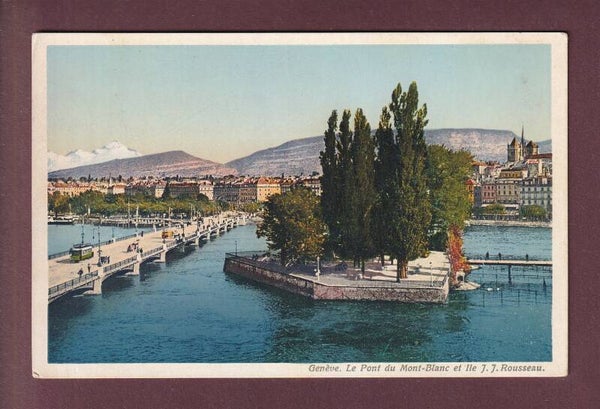 GENEVE - Île Rousseau