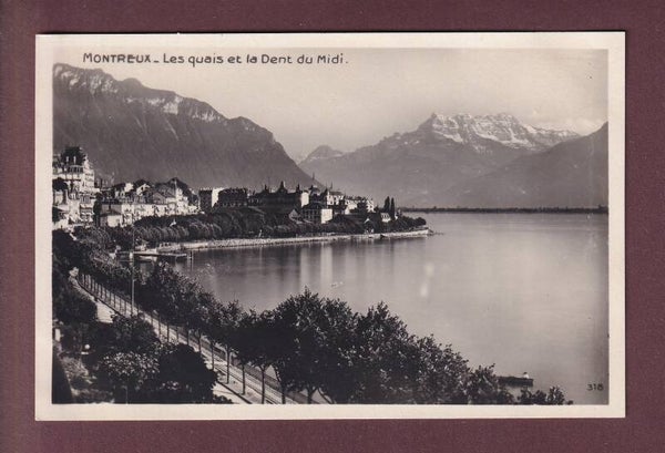 MONTREUX - Quai et Dents du Midi
