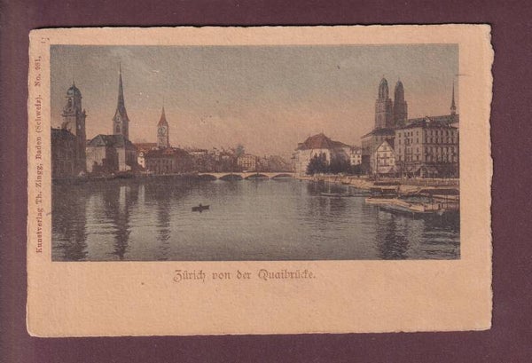 ZÜRICH von der Quaibrücke
