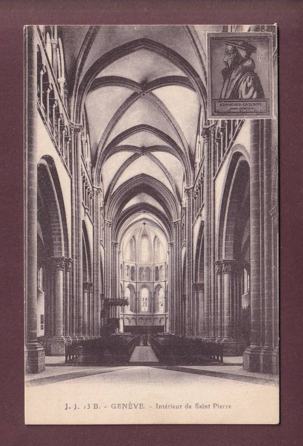 GENEVE - Cathédrale St. Pierre - Intérieur