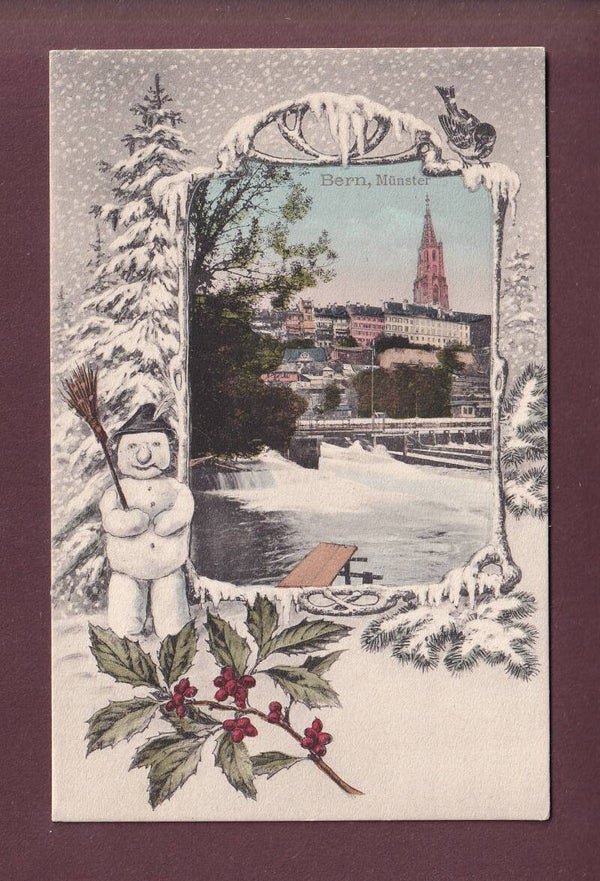 BERN - Münster - Schneemann