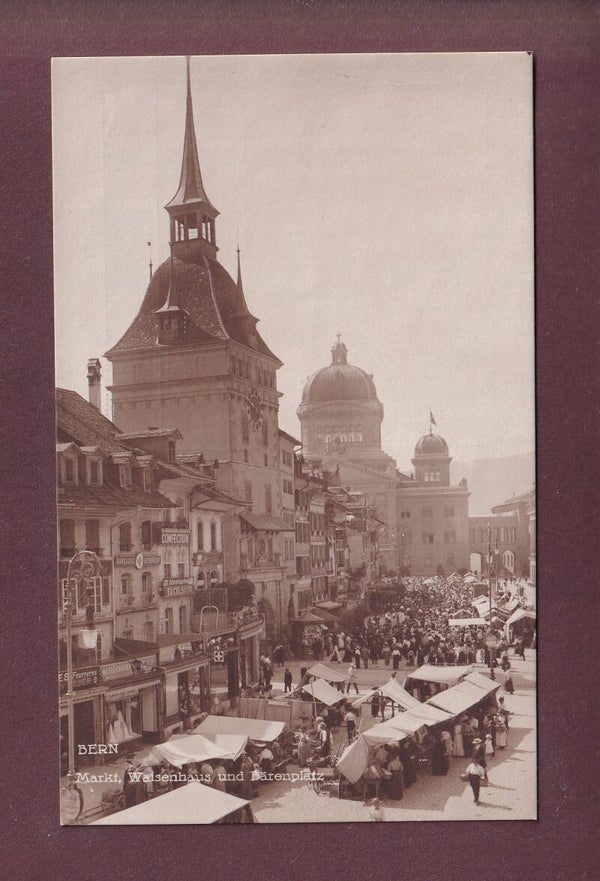BERN - Markt - Waisenhaus - Bärenplatz