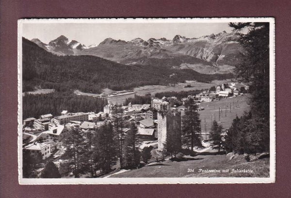 PONTRESINA - Julierkette - 1954