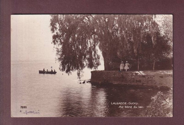 LAUSANNE - Promenade du bord du lac - 1923