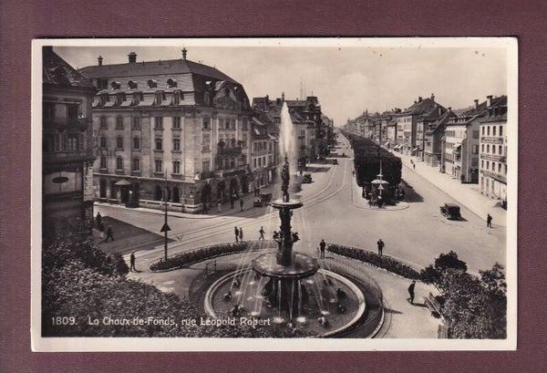 LA CHAUX-DE-FONDS - Rue Léopold Robert - 1933