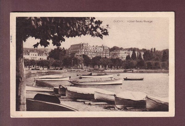 LAUSANNE - Ouchy - Hôtel Beau Rivage - 1915