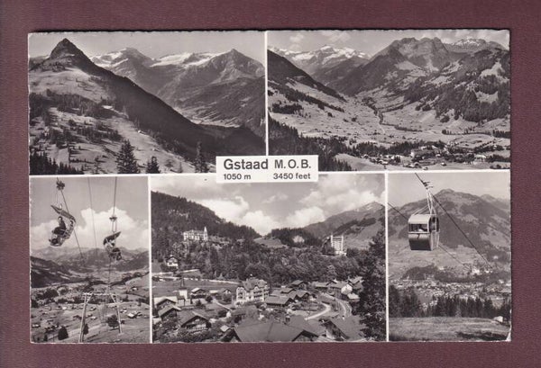GSTAAD - 5 Bilder - 1962