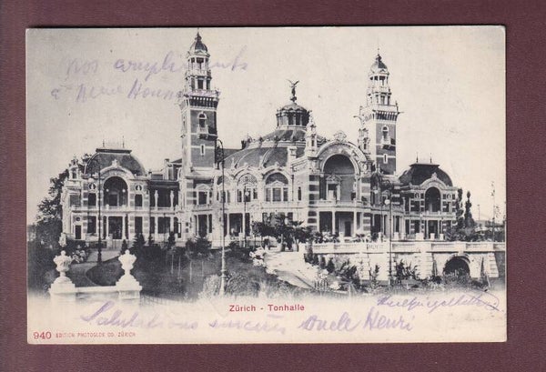 ZÜRICH - Tonhalle - 1904