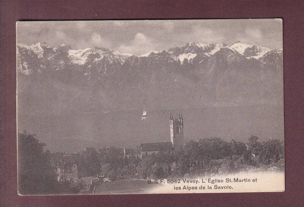VEVEY - Eglise St. Martin - 1907