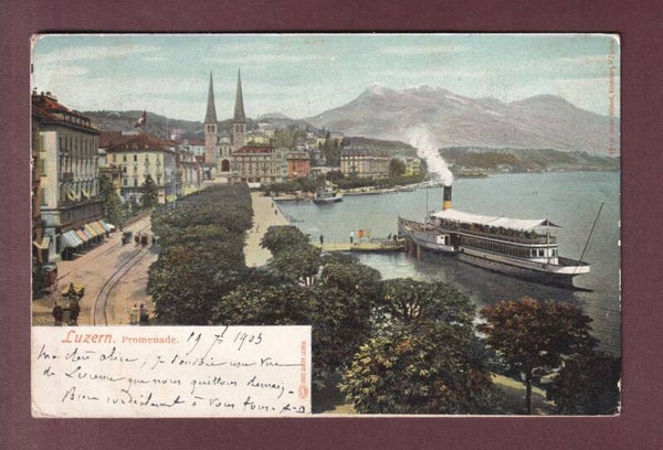 LUZERN - Promenade - 1903