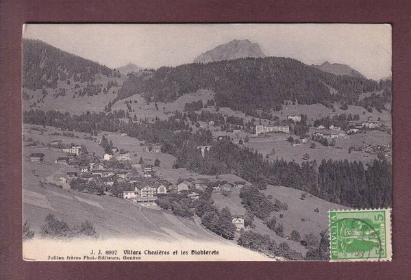 VILLARS CHESIERES et les Diablerets - 1908