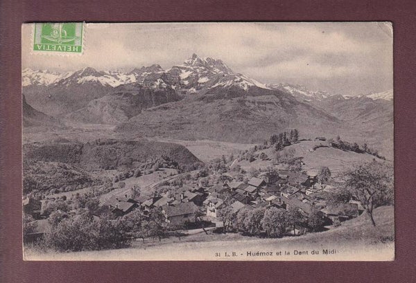 HUEMOZ - Dents du Midi - 1908