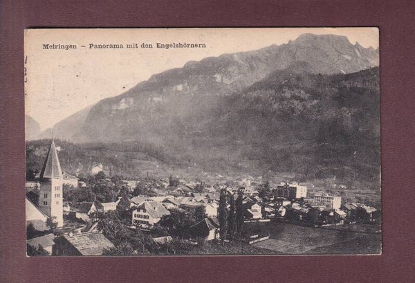 MEIRINGEN - Engelshörnern - 1909