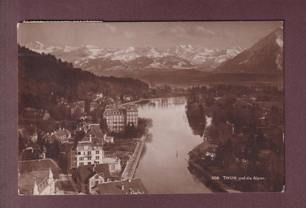 THUN und die Alpen - 1917