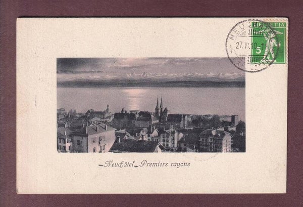 NEUCHÂTEL - Premiers rayons - 1910