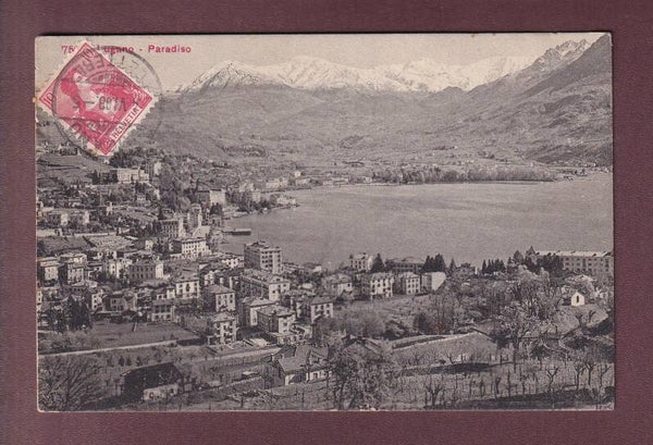 LUGANO-PARADISO - 1908
