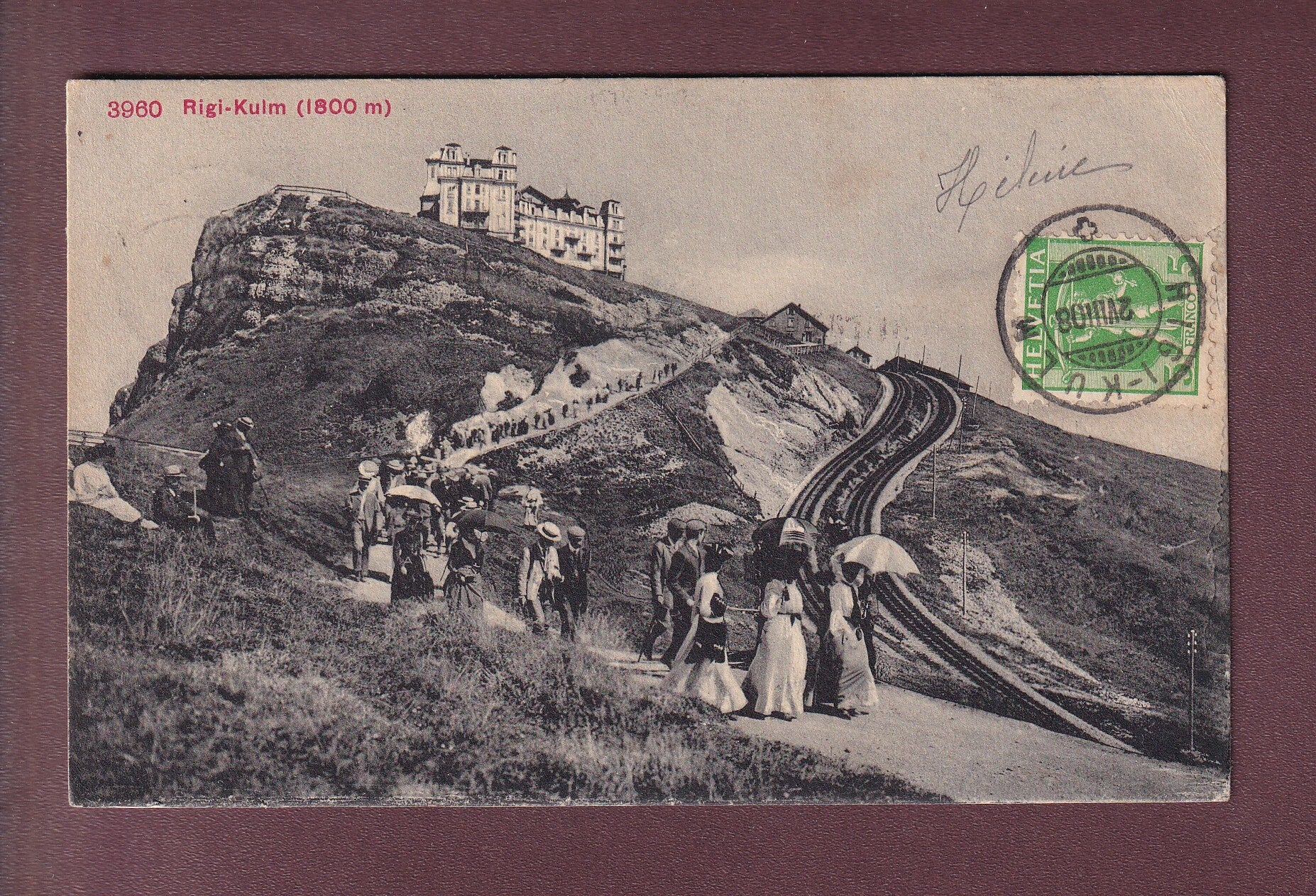 RIGI-KULM - Leute - 1908