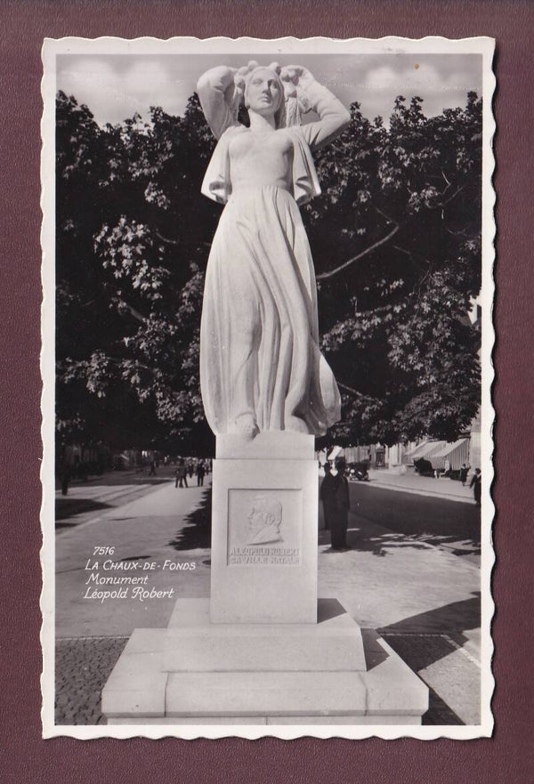 LA CHAUX-DE-FONDS - Monument Léopold Robert - 1943
