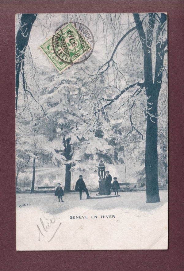 GENEVE en hiver - 1906