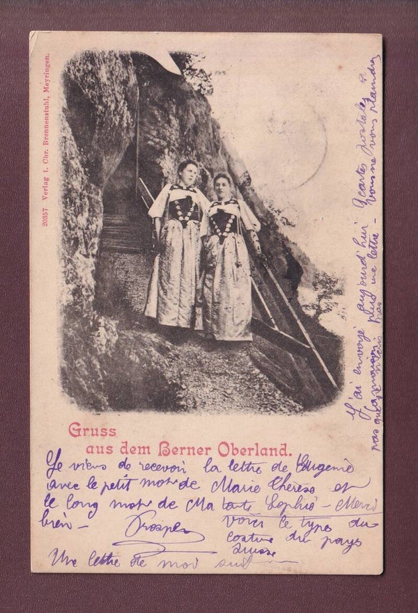 Gruss aus dem BERNER OBERLAND - 1900 UPU