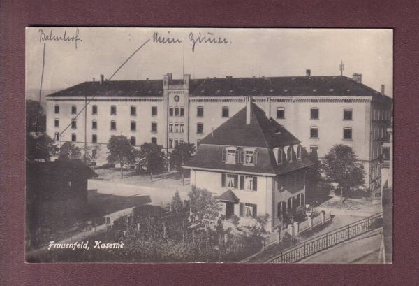 FRAUENFELD - Kaserne - 1923 Feldpost