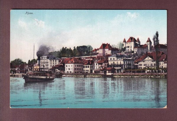 NYON vu du Lac - Bateau CGN - 1915
