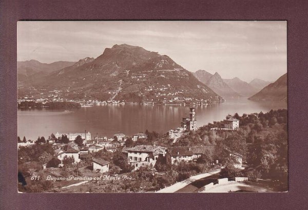 LUGANO-PARADISO - Monte Brè - 1915 Feldpost