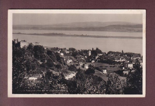 LA NEUVEVILLE et le Schlossberg - 1932