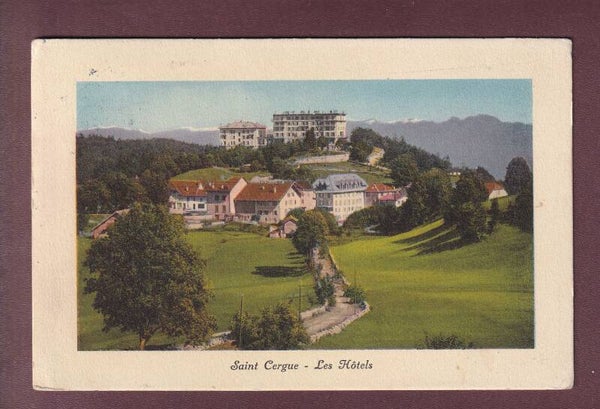 SAINT-CERGUE - Les Hôtels - 1915