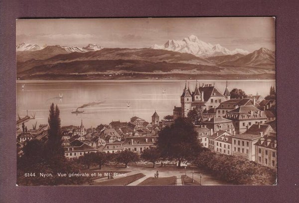 NYON - Vue générale et Mont-Blanc - 1920