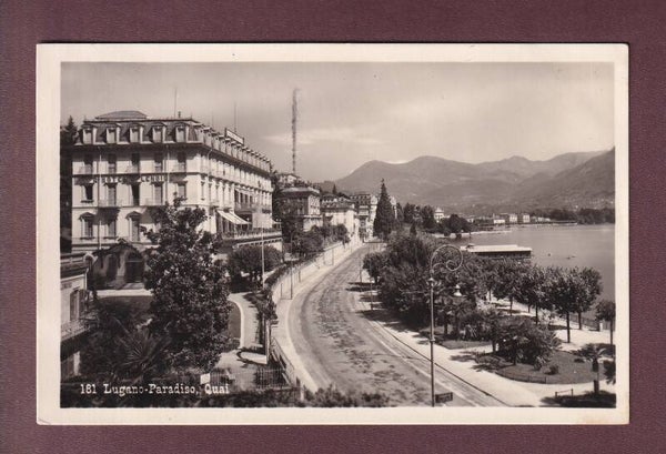 LUGANO-PARADISO - Hotel Splendide - 1933