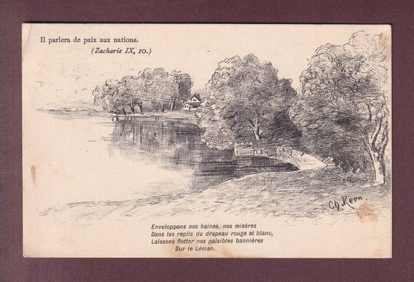 Baie de CULLY par Ch. Kern - 1916