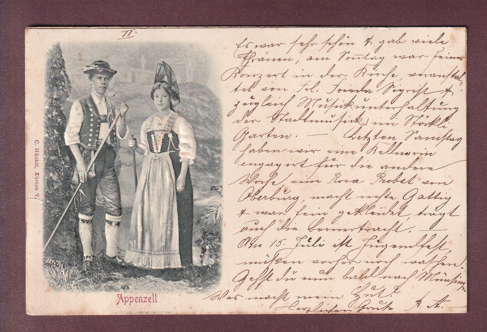 APPENZELL - Tracht - Relief