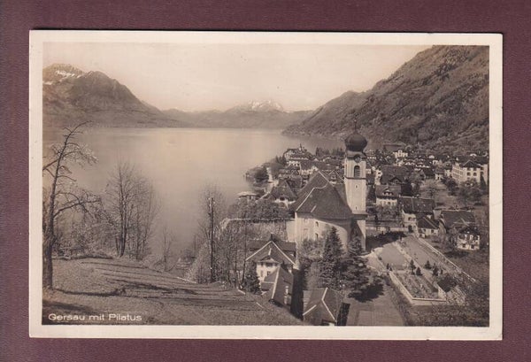 GERSAU mit Pilatus - 1927