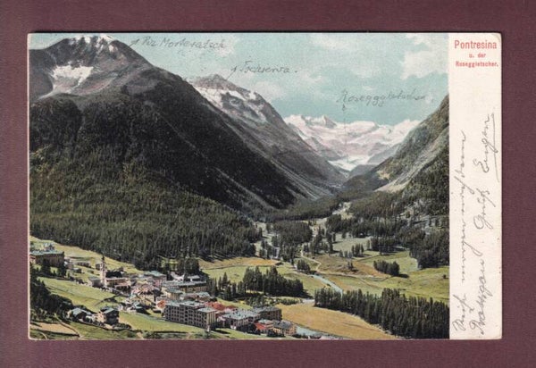 PONTRESINA - Roseggletscher - 1905