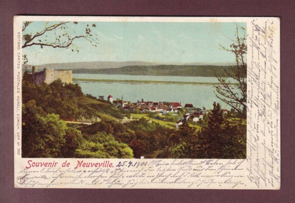 Souvenir de LA NEUVEVILLE - 1901